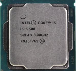 CPU SK 1151v2 Intel Core i5-9500 Tray (3.0GHz up to 4.4GHz, 6 nhân, 6 luồng, 9MB, 65W)